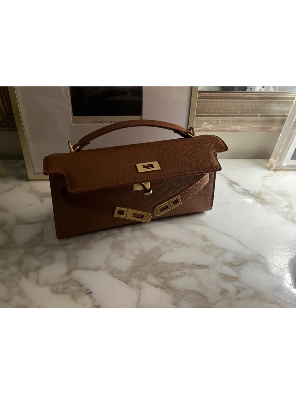Brown Top-Handle Women's Bag
